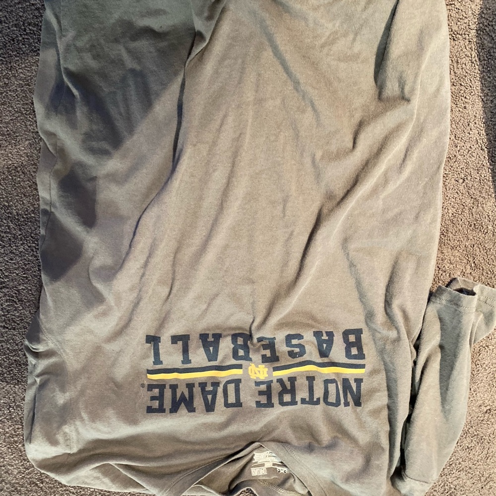 Notre Dane baseball shirt